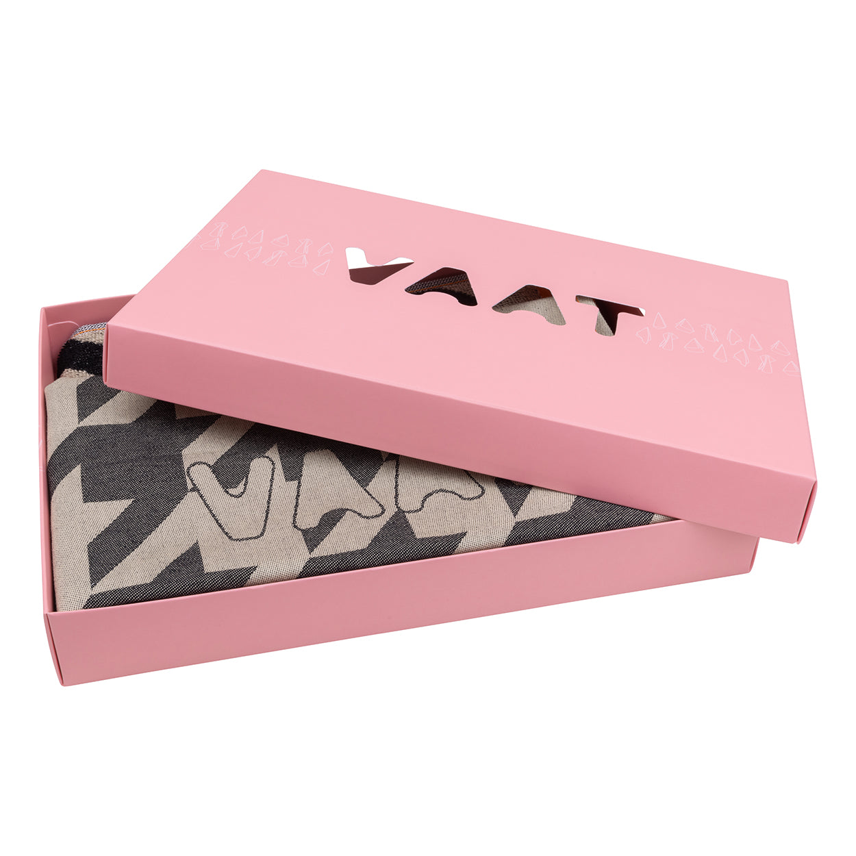 Gift set I love pied de poule - black / sand