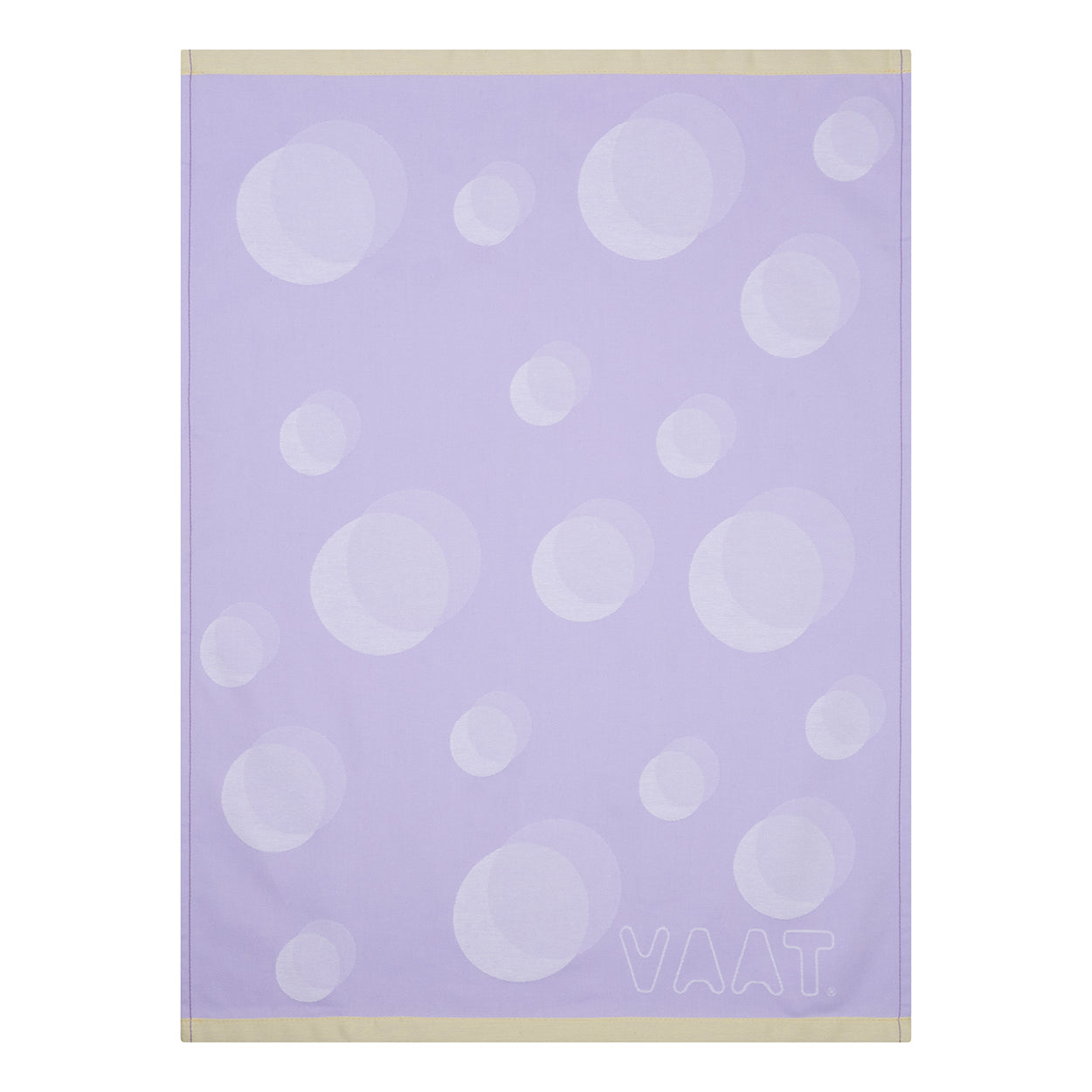 Theedoeken dots - lilac / offwhite - 50 x 70 cm (6 stuks)