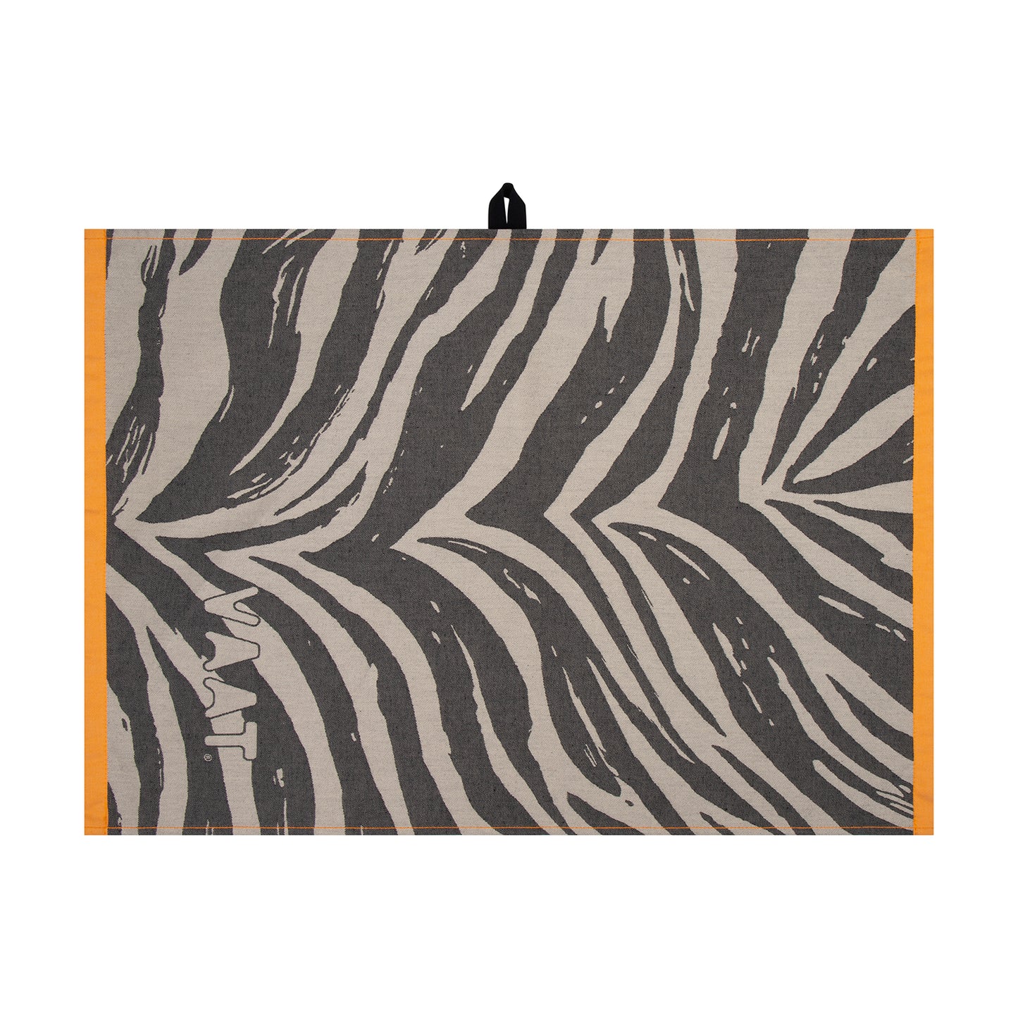 Tea towels I love zebra - black / sand - 50 x 70 cm (6 pieces)