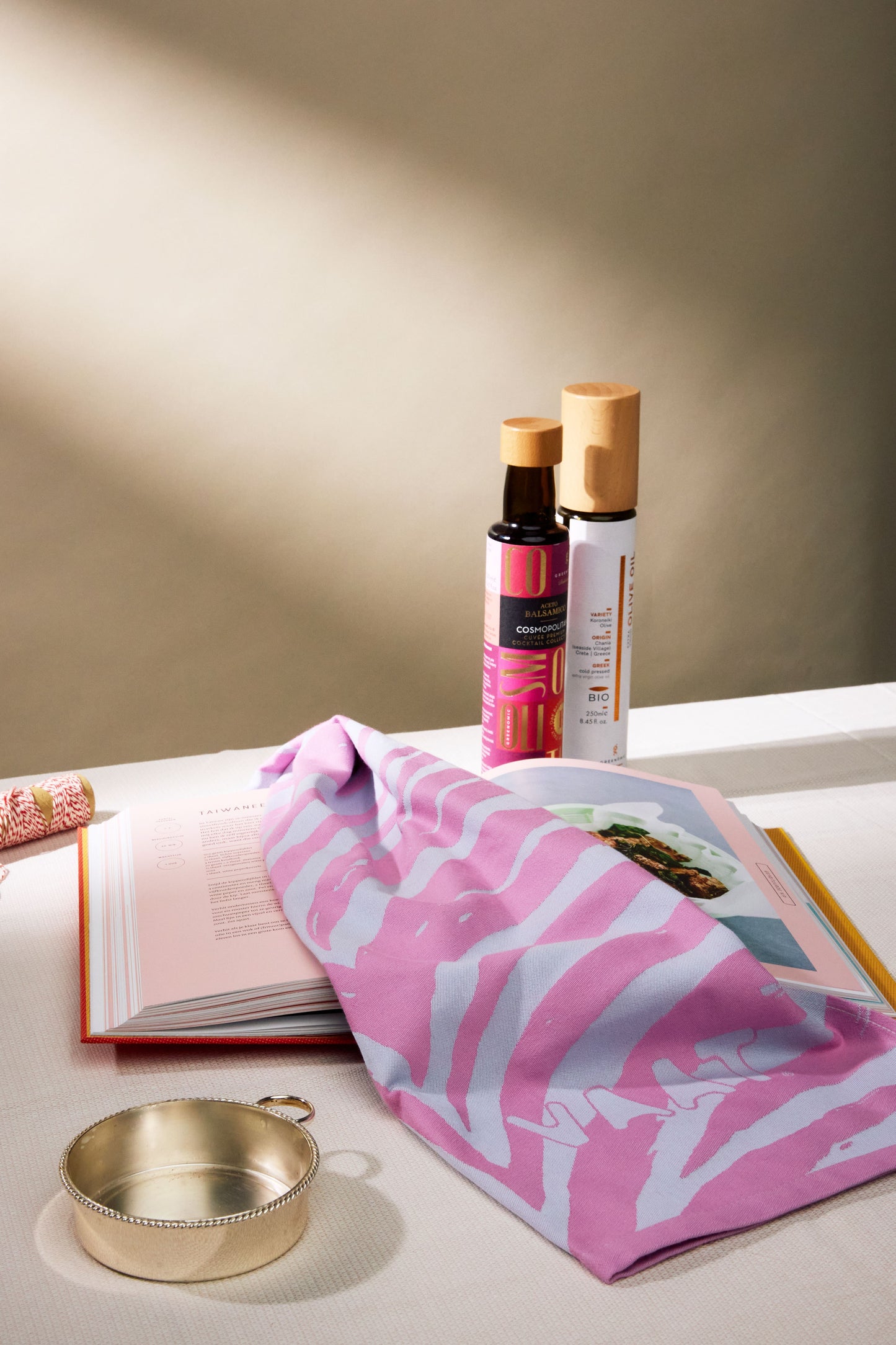 Theedoeken I love zebra - fuchsia / pastel blue - 50 x 70 cm (6 stuks)