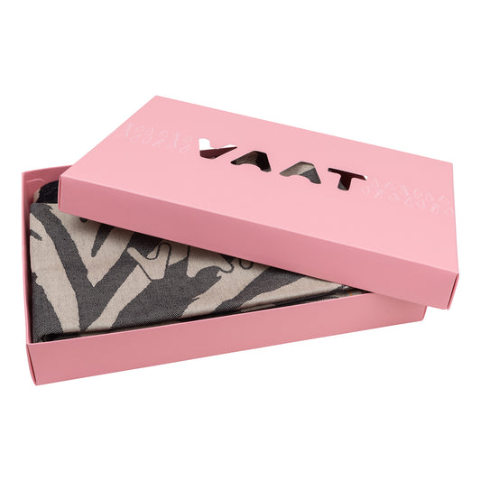 Gift set I love zebra - black / sand