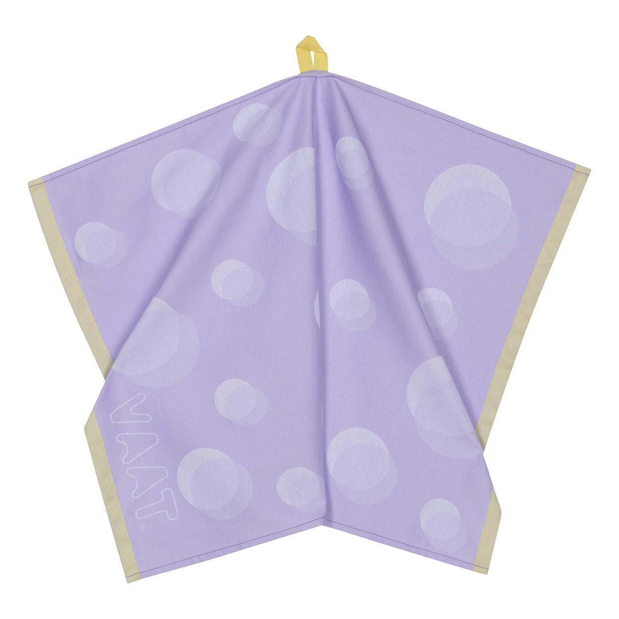 Theedoeken dots - lilac / offwhite - 50 x 70 cm (6 stuks)