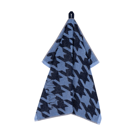 Set of kitchen towels I love houndstooth - denim / baby blue - 50 x 60 cm (6 pieces)