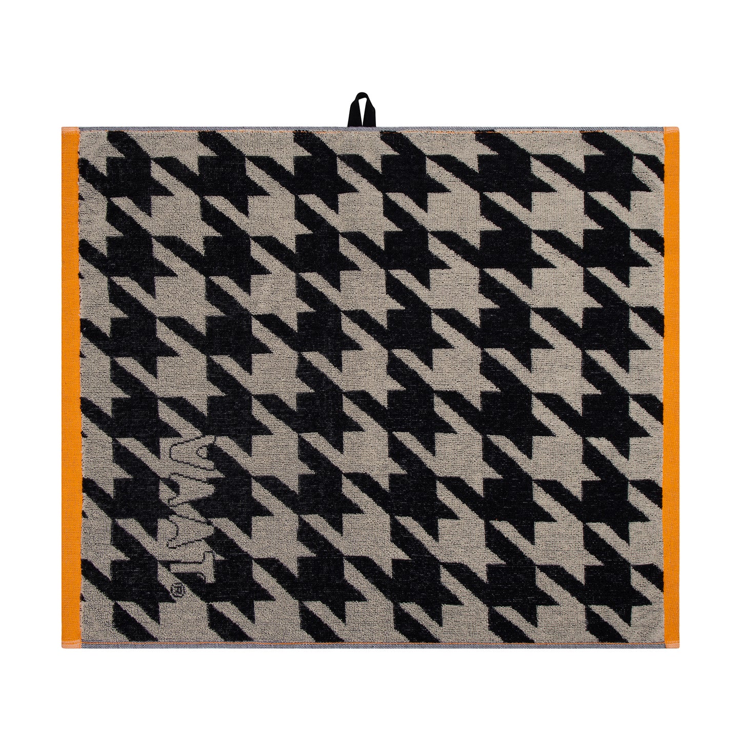 Set keukenhanddoeken I love pied-de-poule - black / sand - 50 x 60 cm (6 stuks)