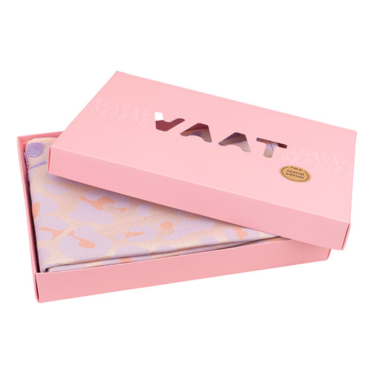 Gift set I love leopard lilac / peach